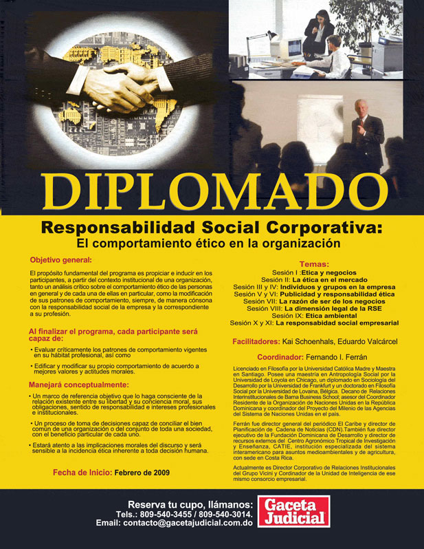 Diplomado Responsabilidad Social Corporativa
