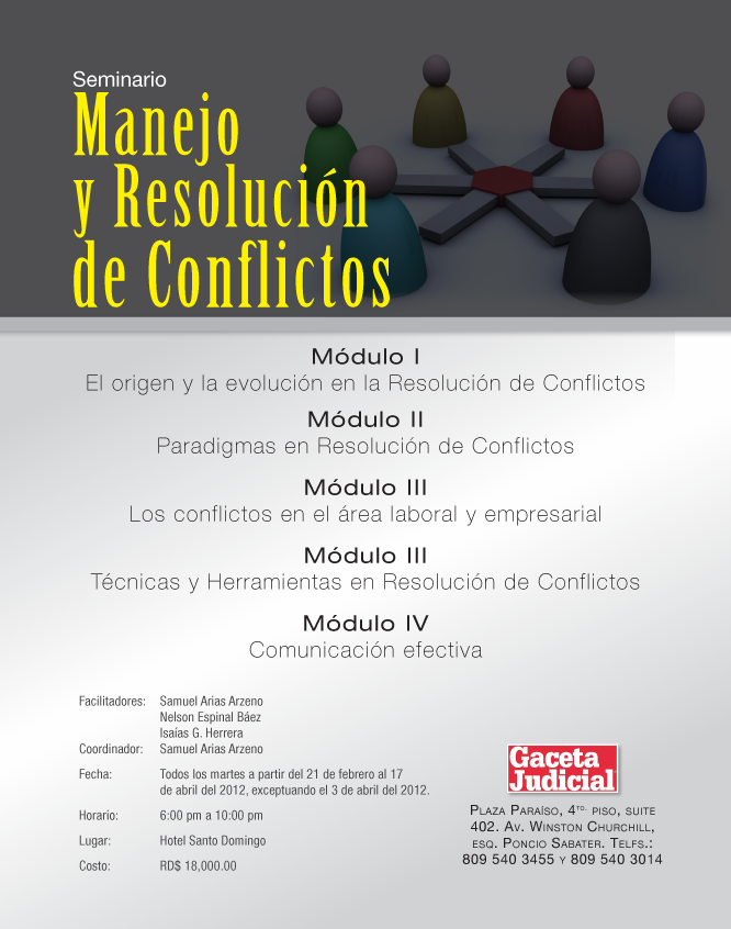 Seminario de Manejo y Resolucion de Conflictos