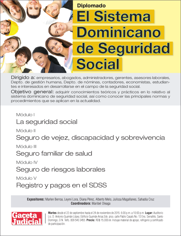 diplomado el sistema dominicano de seguridad social