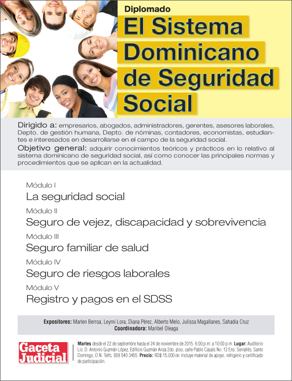 LEY DE SEGURIDAD SOCIAL EN LA REPUBLICA DOMINICANA ley de seguridad social en la republica dominicana: