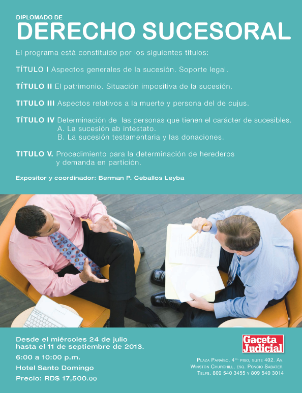 diplomado de derecho sucesoral