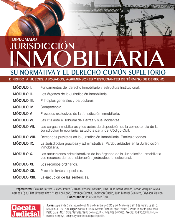 diplomado en legislación inmobiliaria
