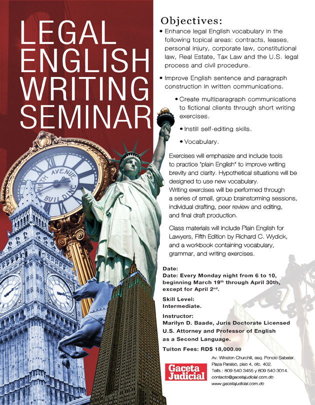 Legal English Writing Seminar